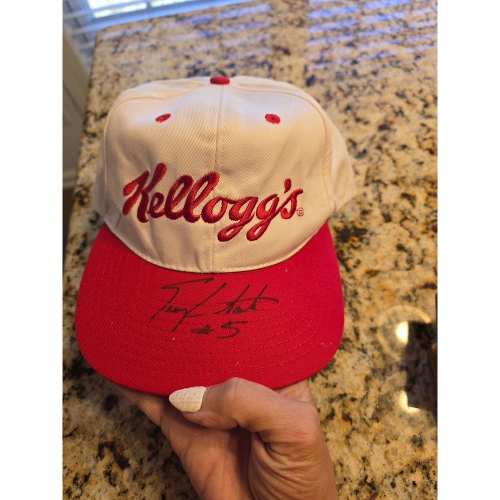 Terry Labonte #5 autographed‎ Kellog's Racing Nascar Hat
